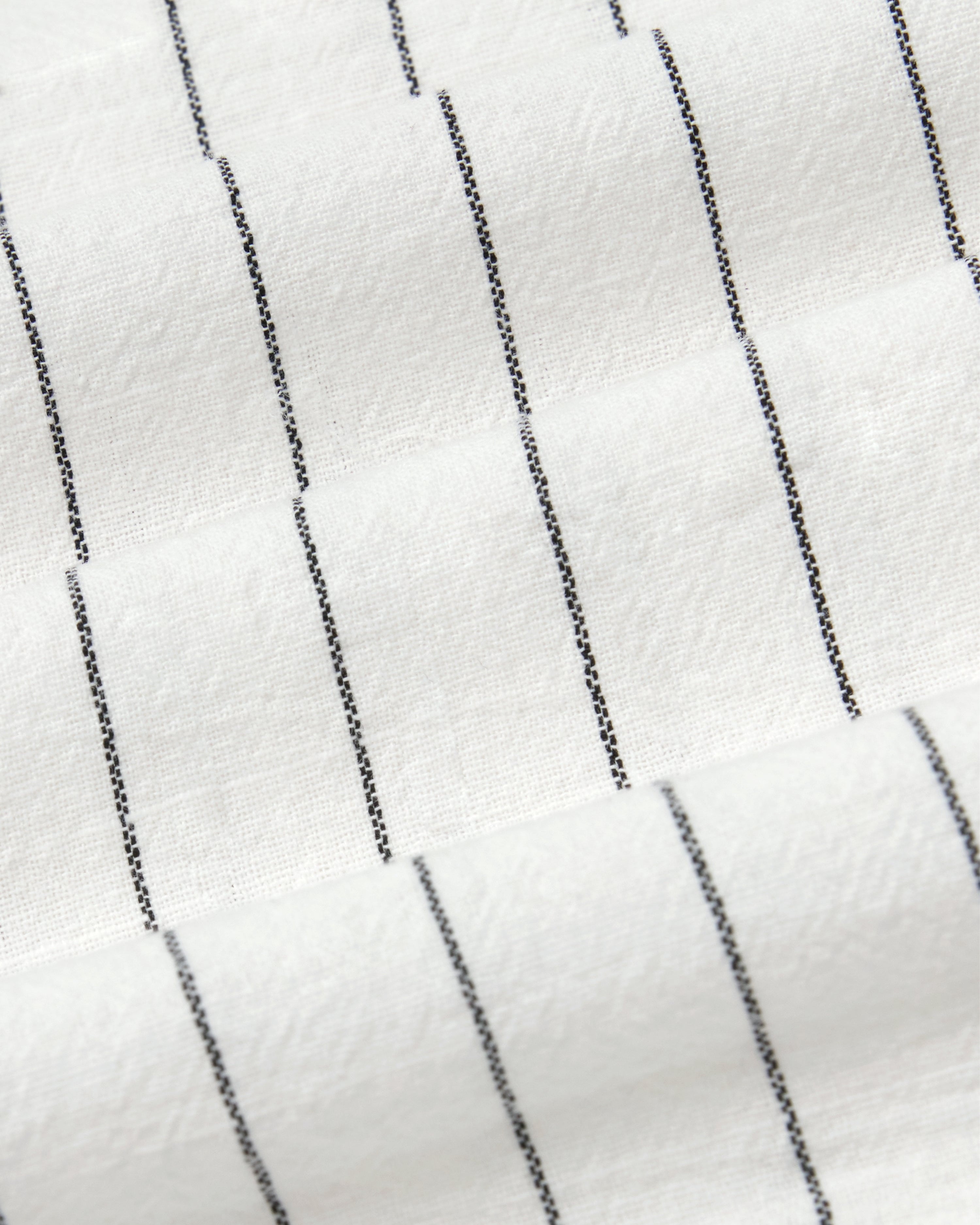 White Pinstriped Long Sleeve Shirt