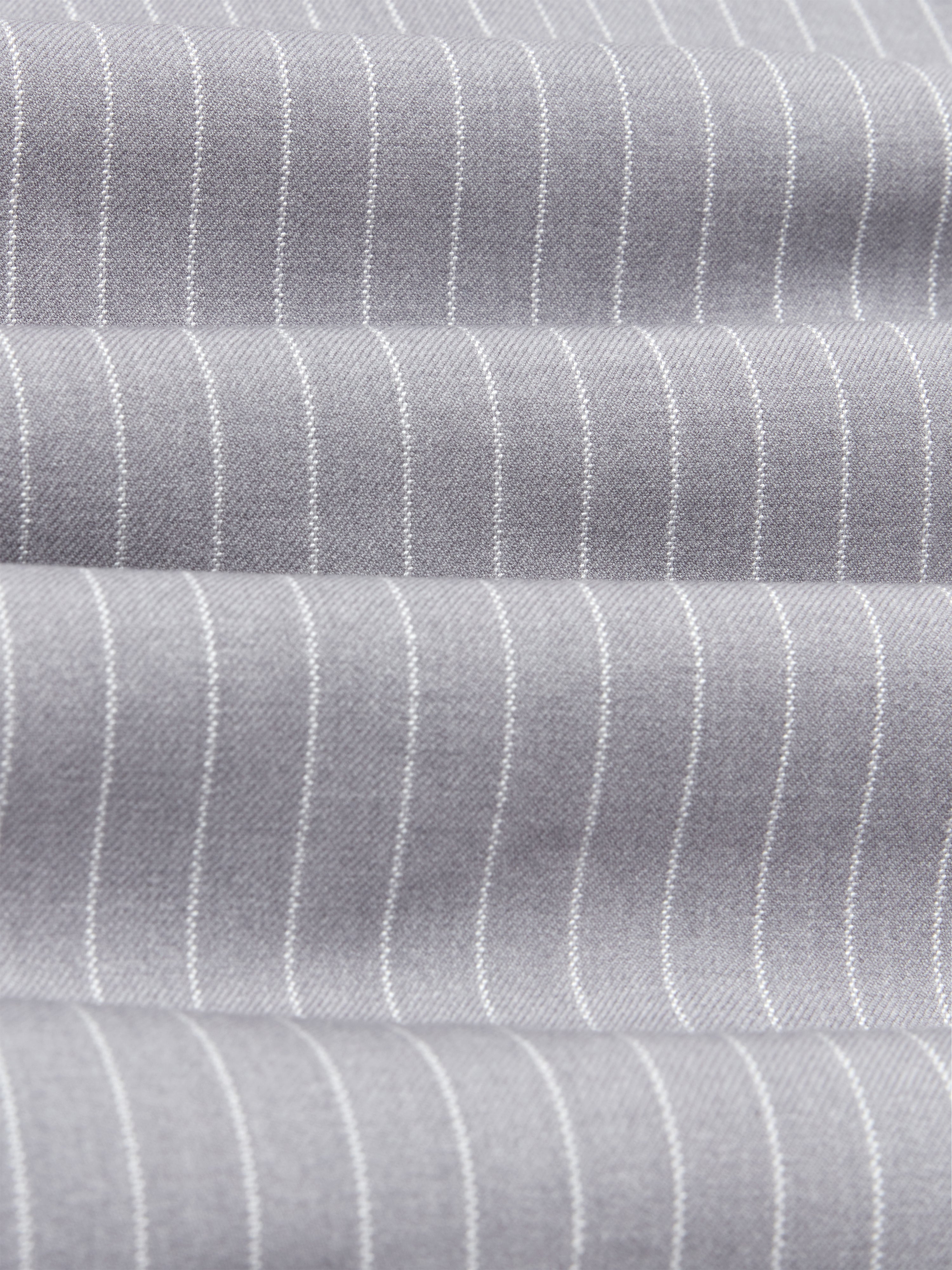 Grey Pinstripe Pants