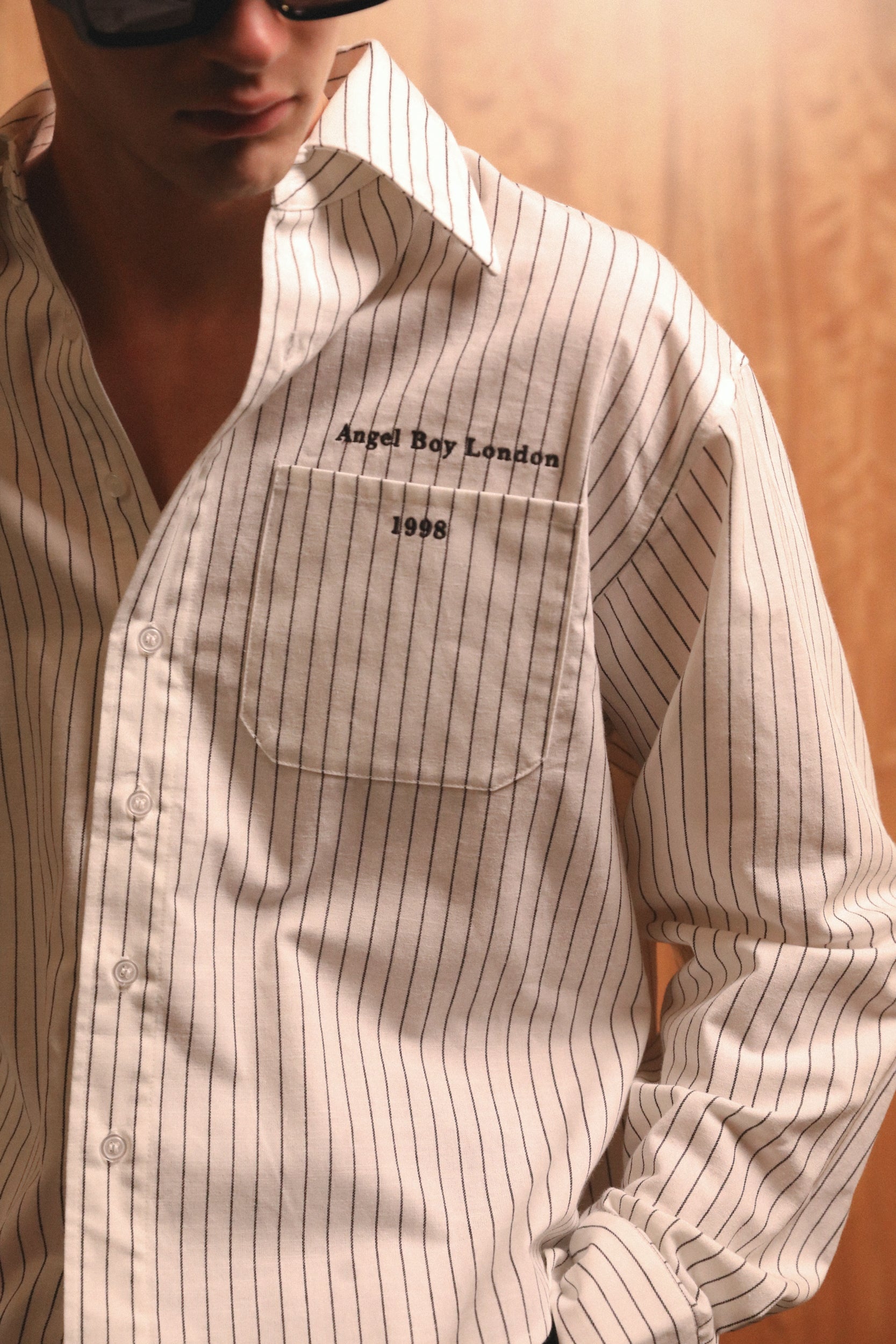 ABC White Striped Shirt