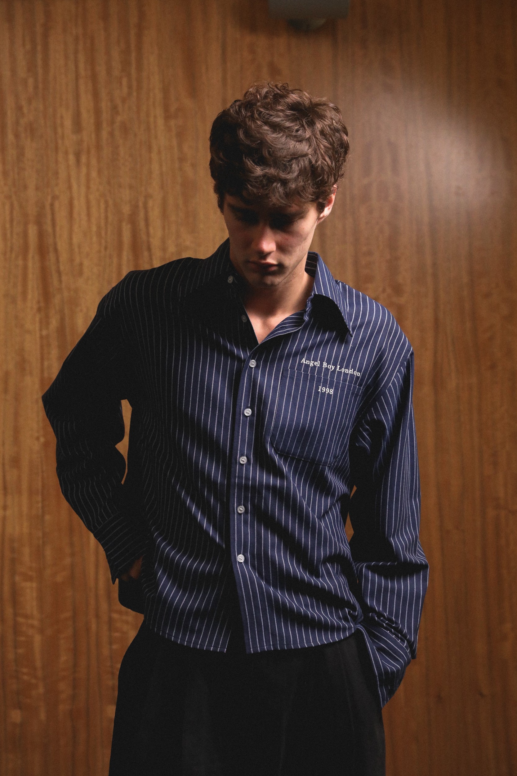 ABC Navy Striped Shirt