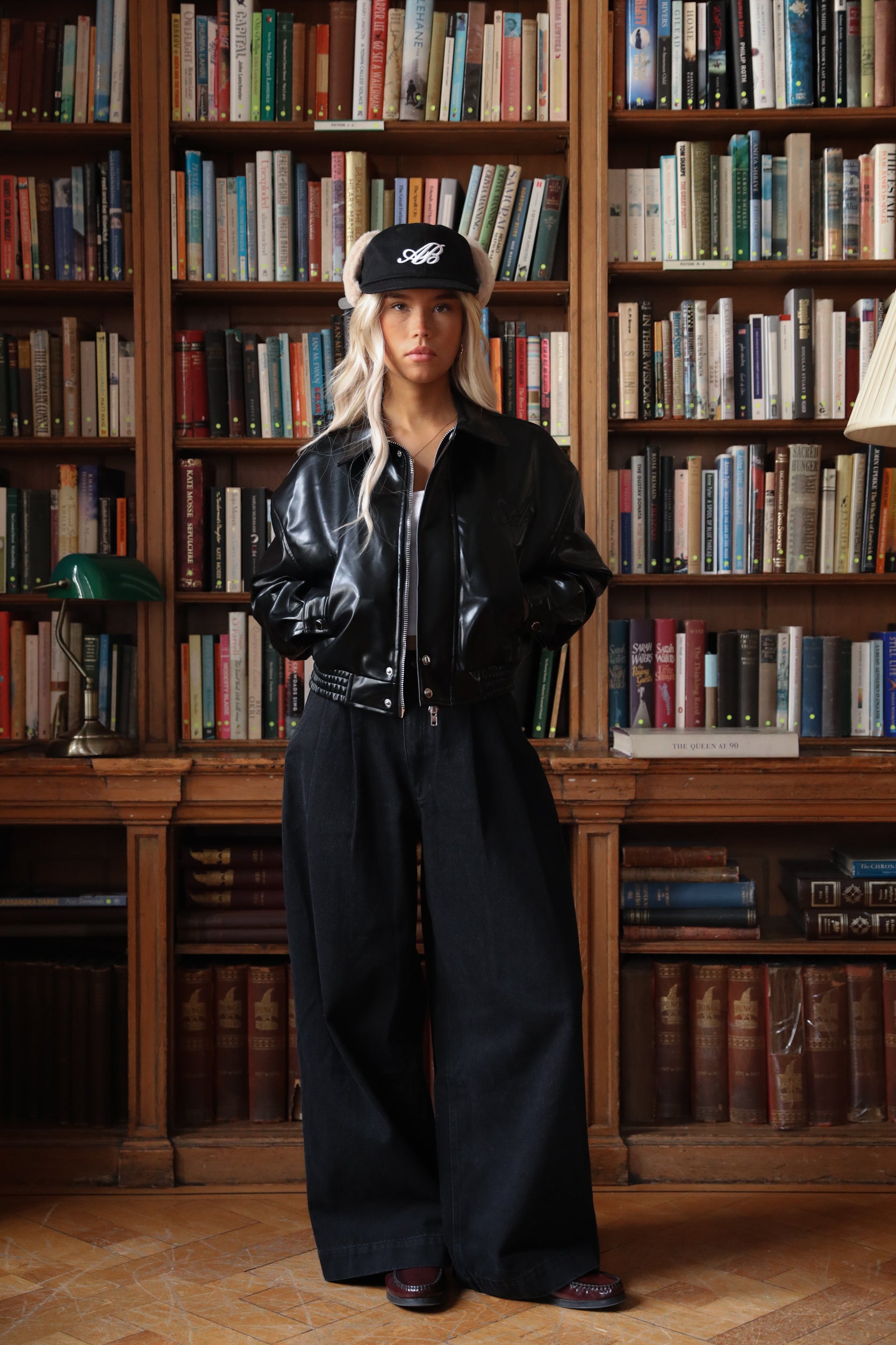 Pre-Order: AB Double Pleated Black Denim