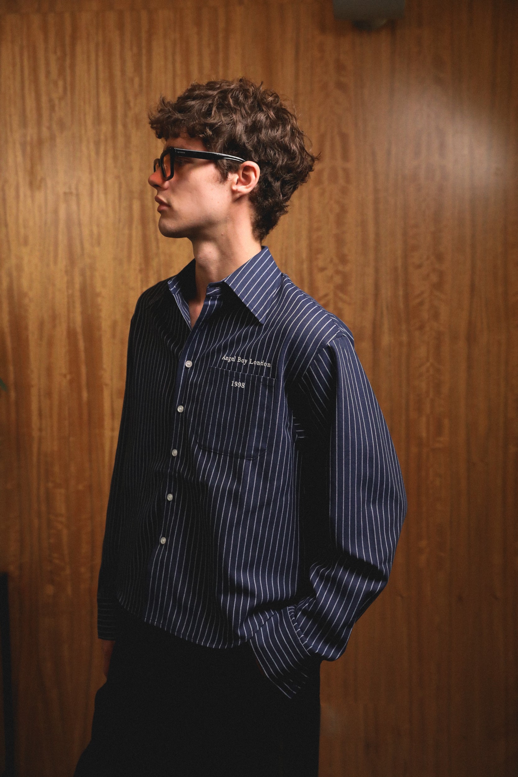 ABC Navy Striped Shirt