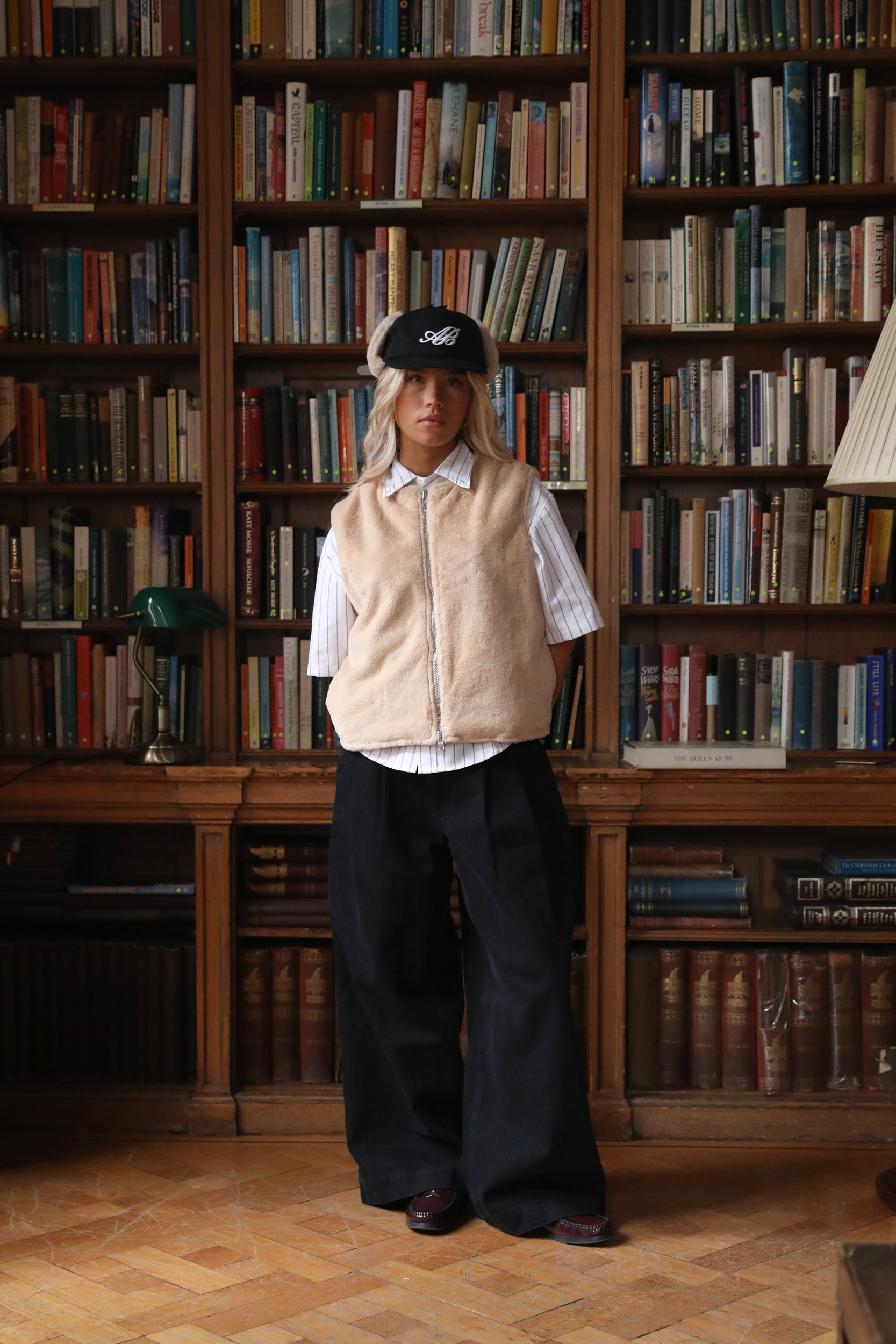 Pre-Order: AB Double Pleated Black Denim