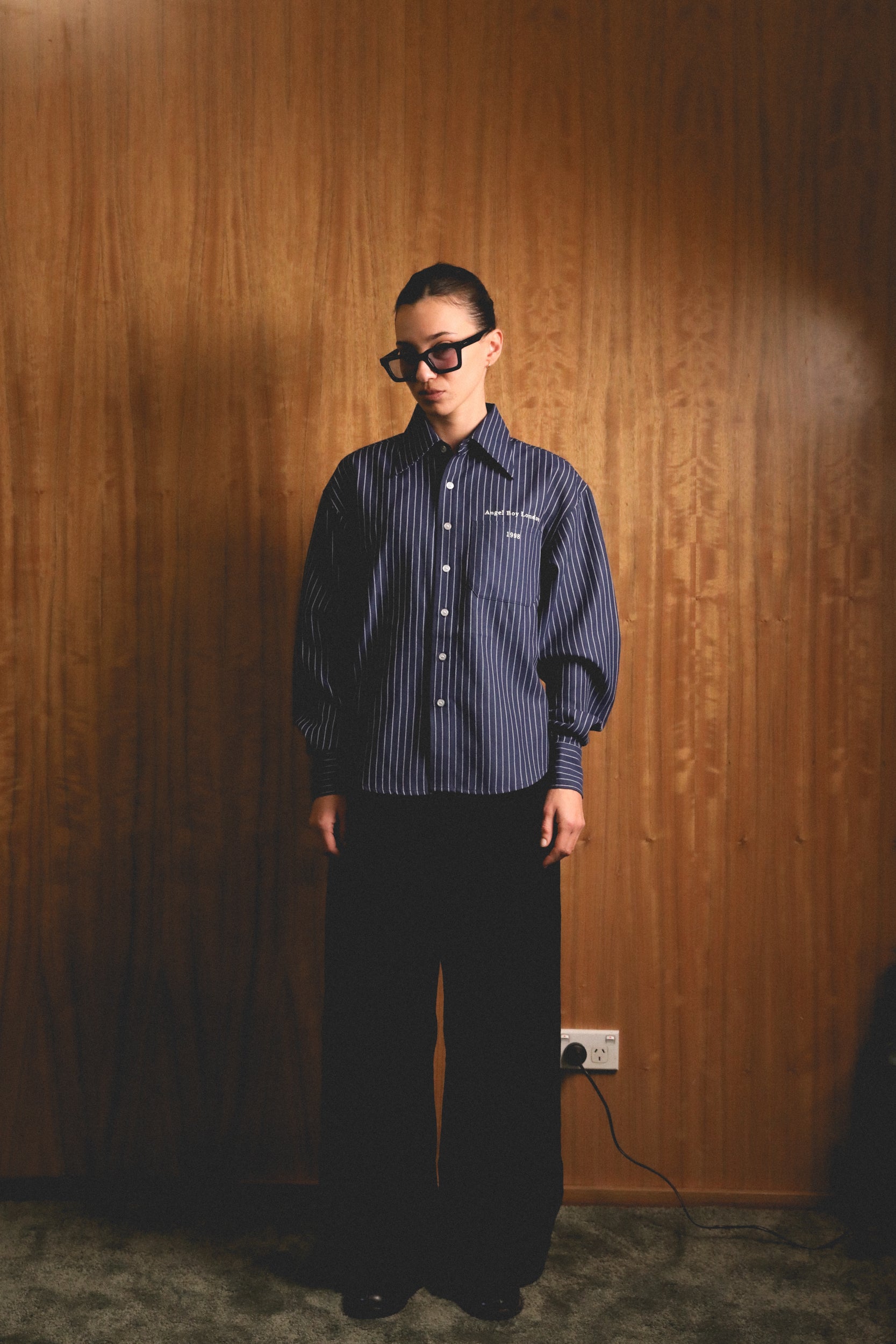 ABC Navy Striped Shirt