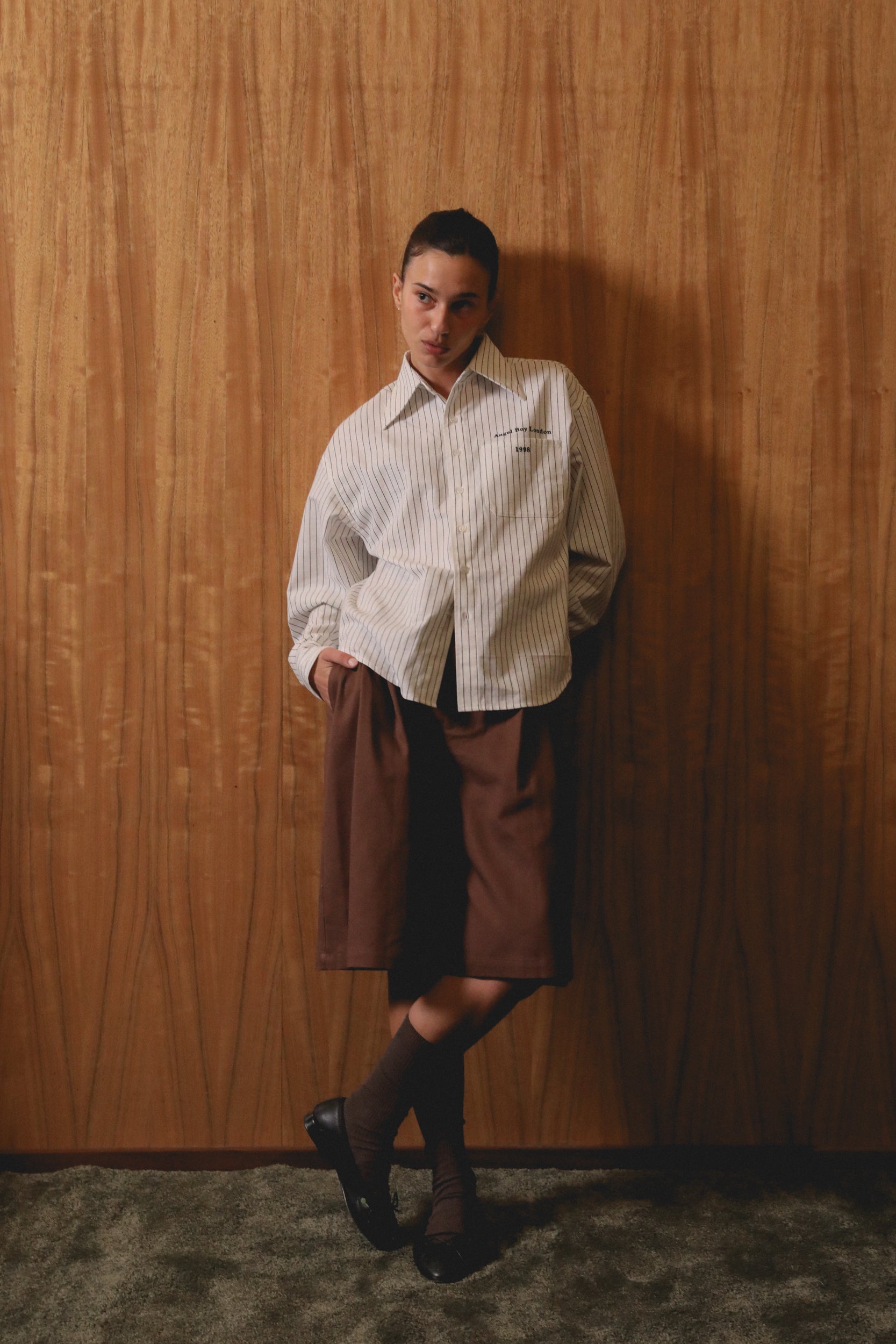 ABC White Striped Shirt