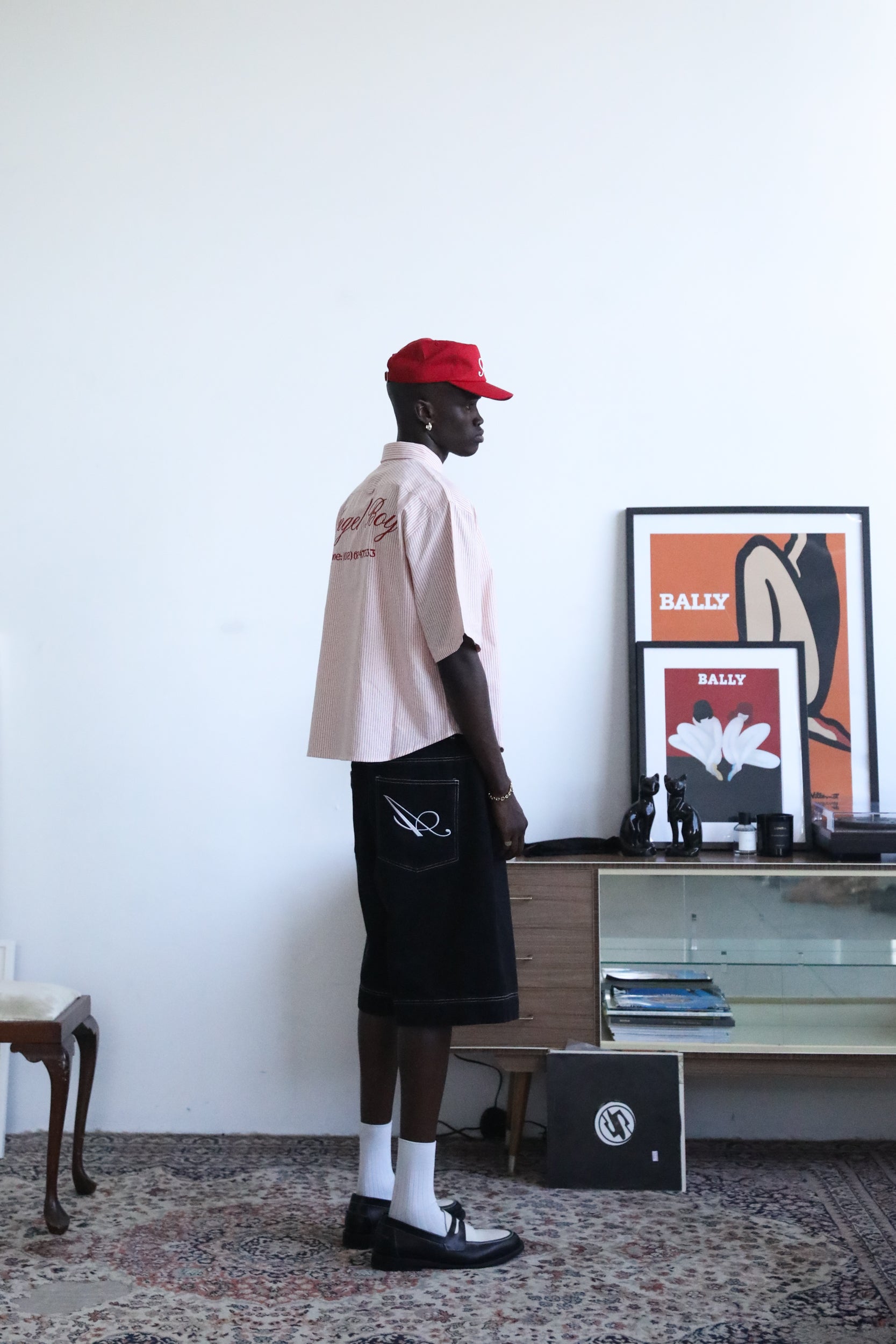 Angel Boy Black Denim Shorts