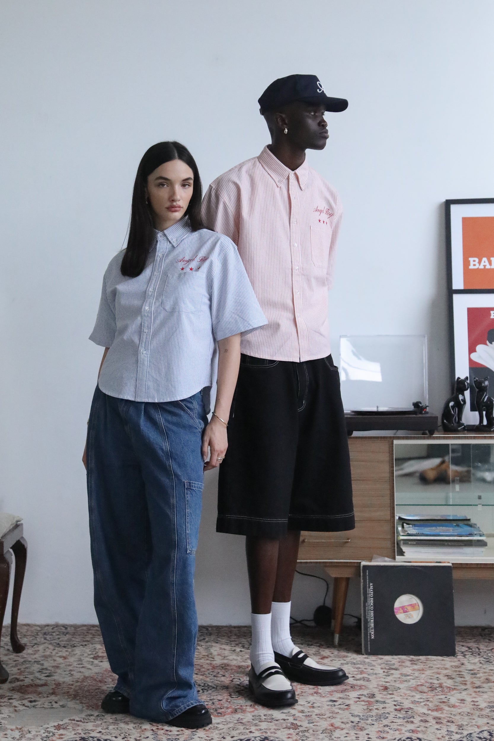 Angel Boy Black Denim Shorts