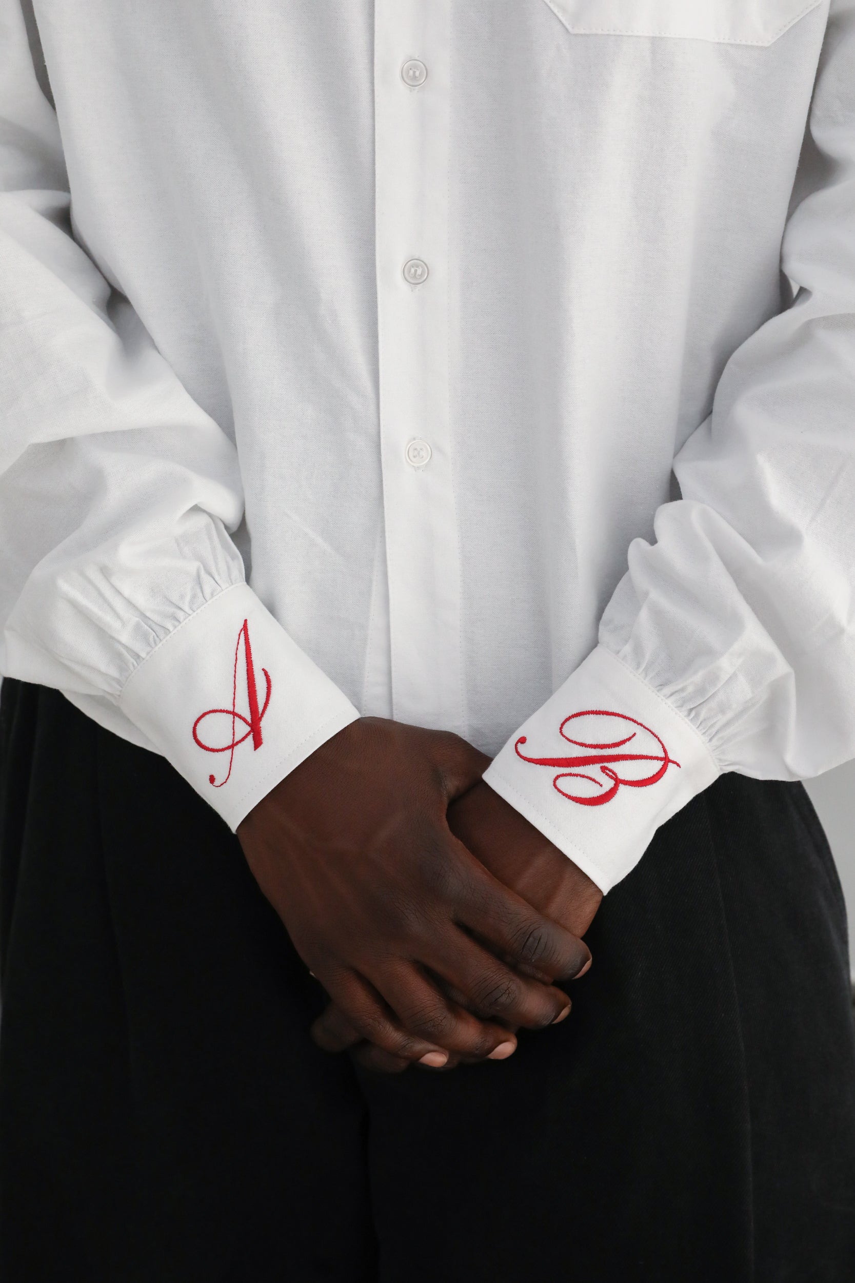 White Long Sleeve Button Up