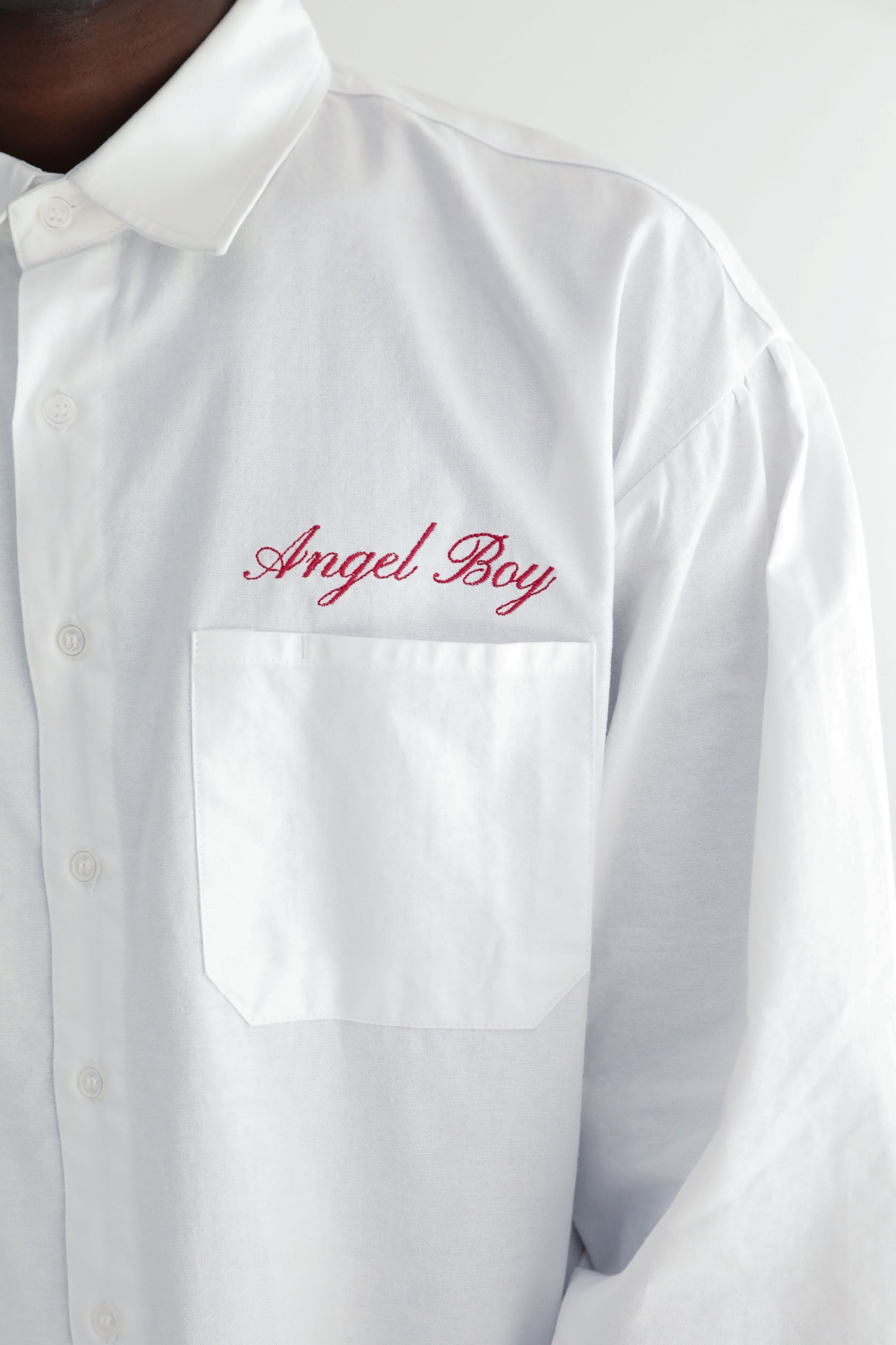 White Long Sleeve Button Up