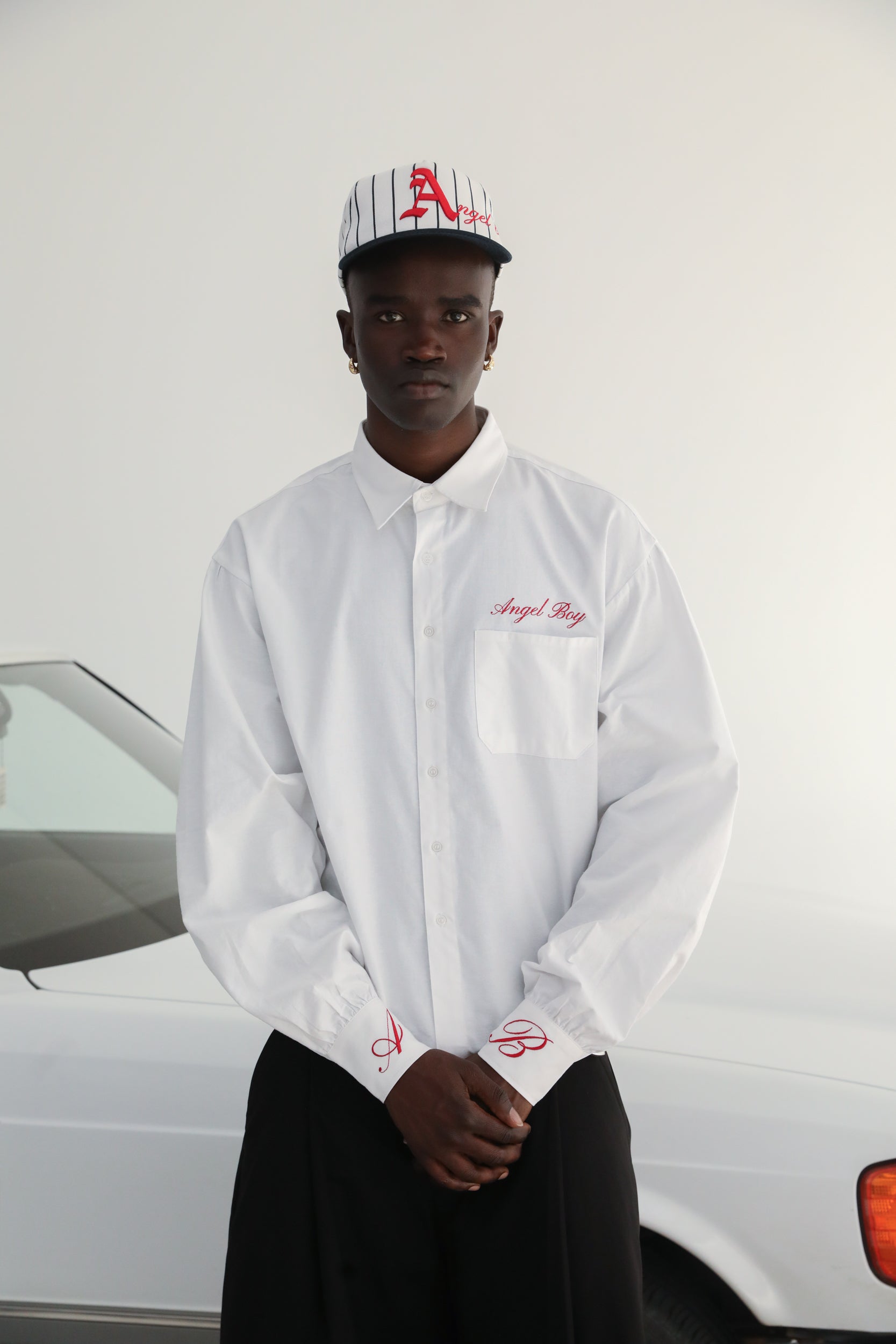 White Long Sleeve Button Up