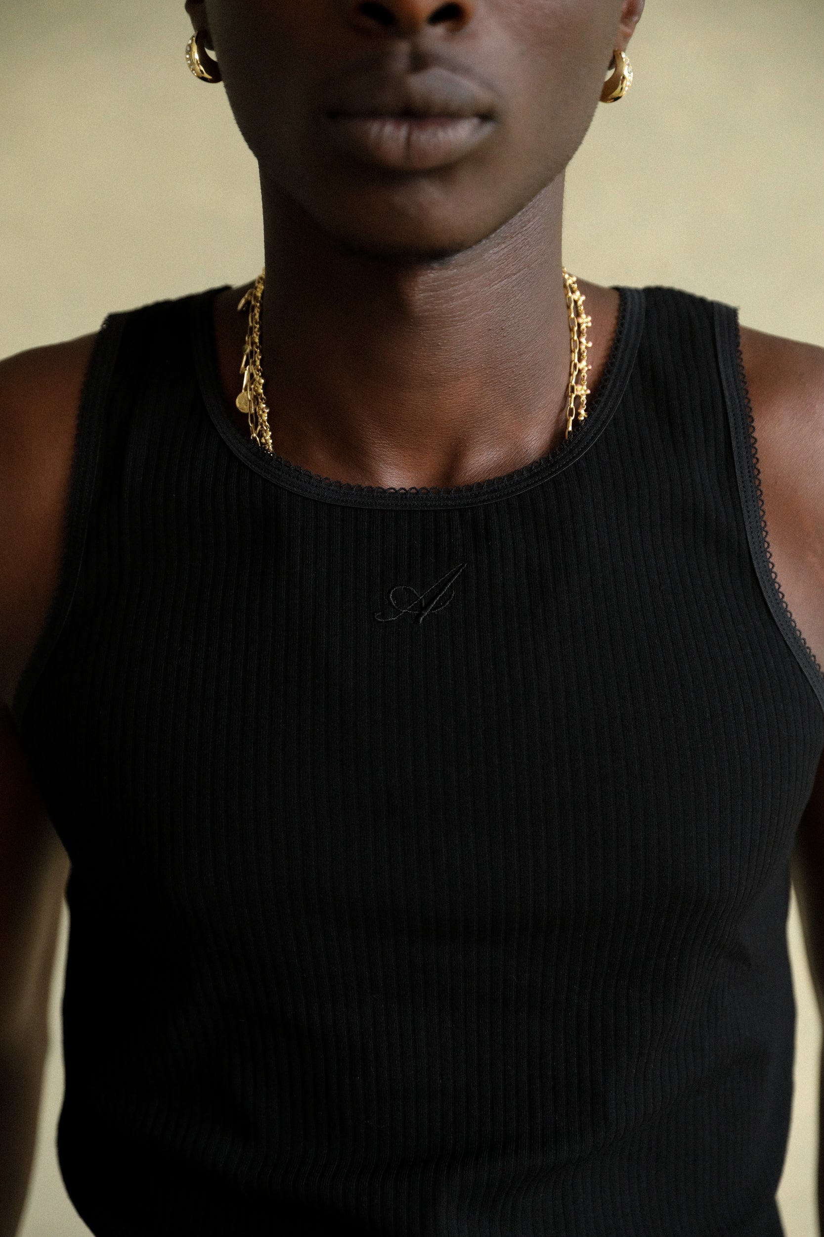 Signature Black Singlet