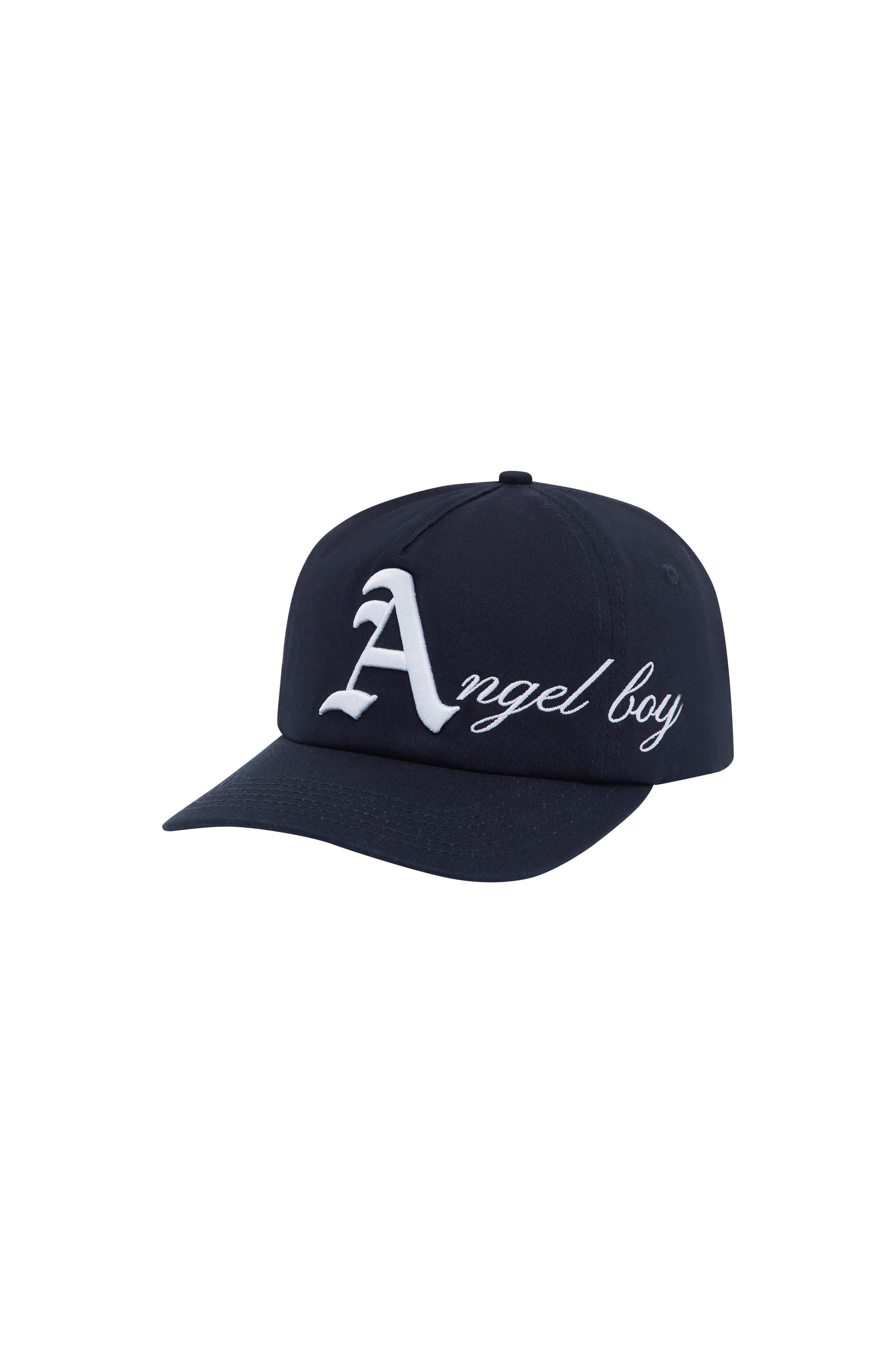 Navy Script Hat