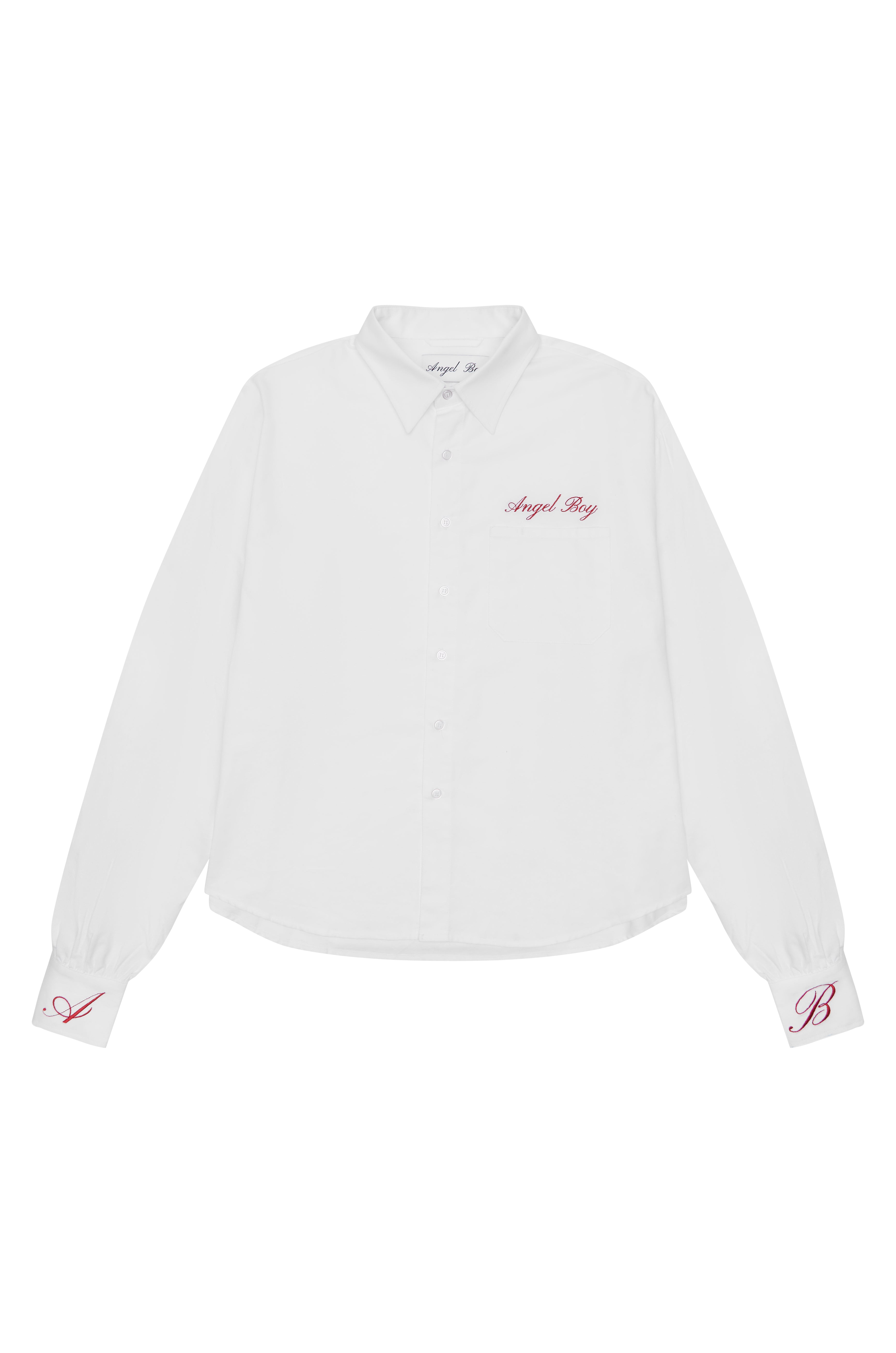 White Long Sleeve Button Up