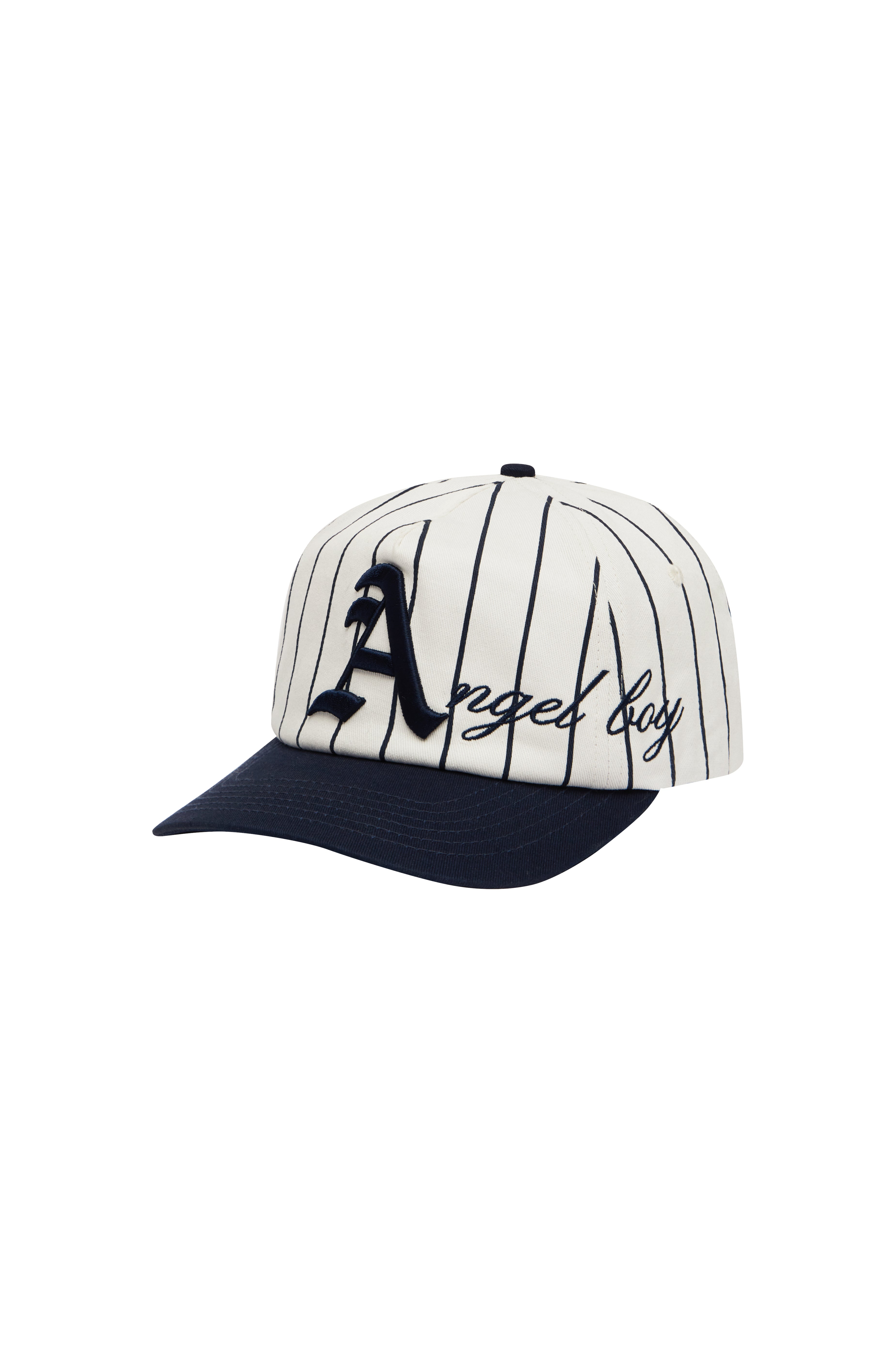 Navy Pinstripe Hat