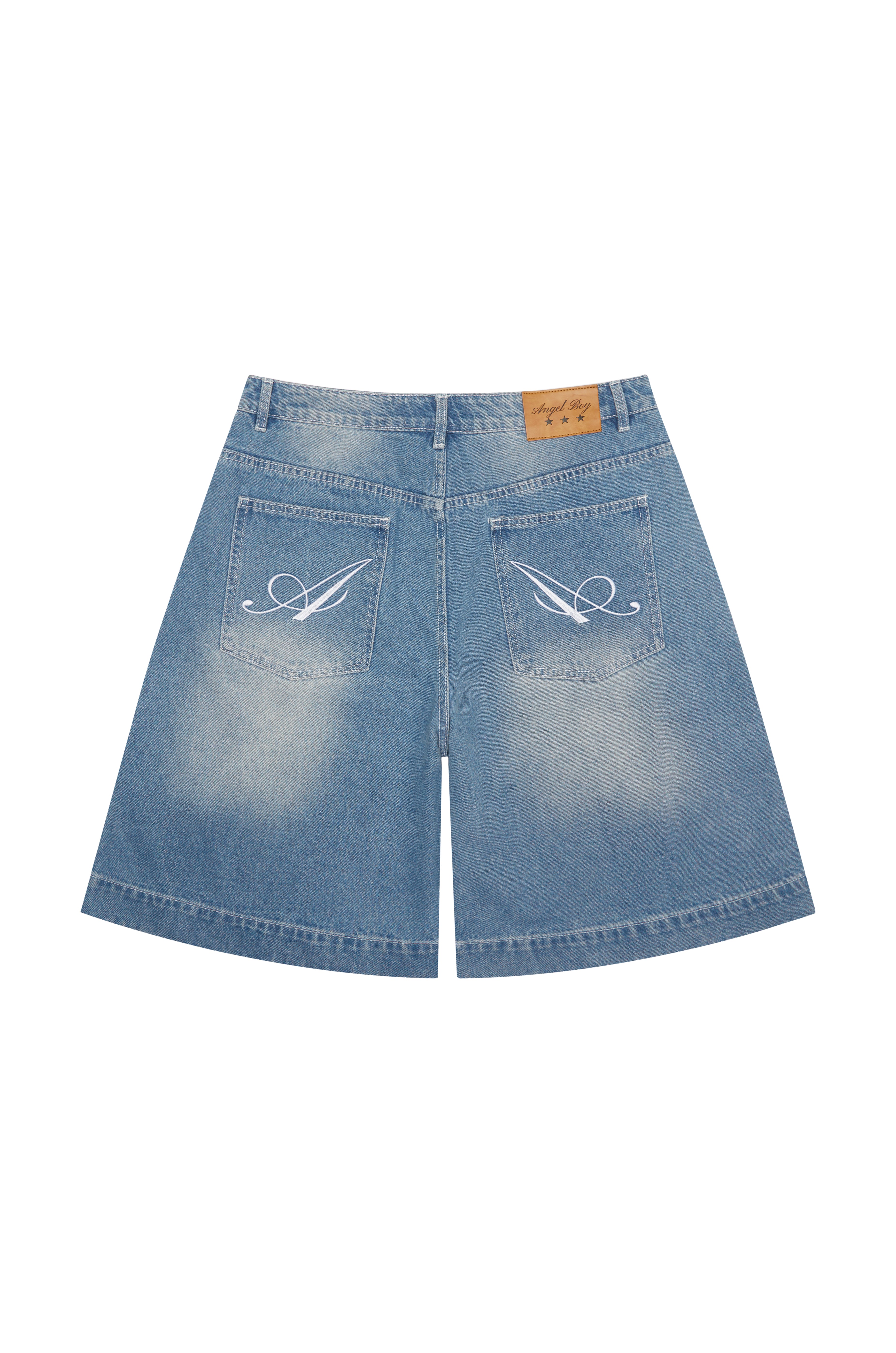 Light Blue Denim Shorts