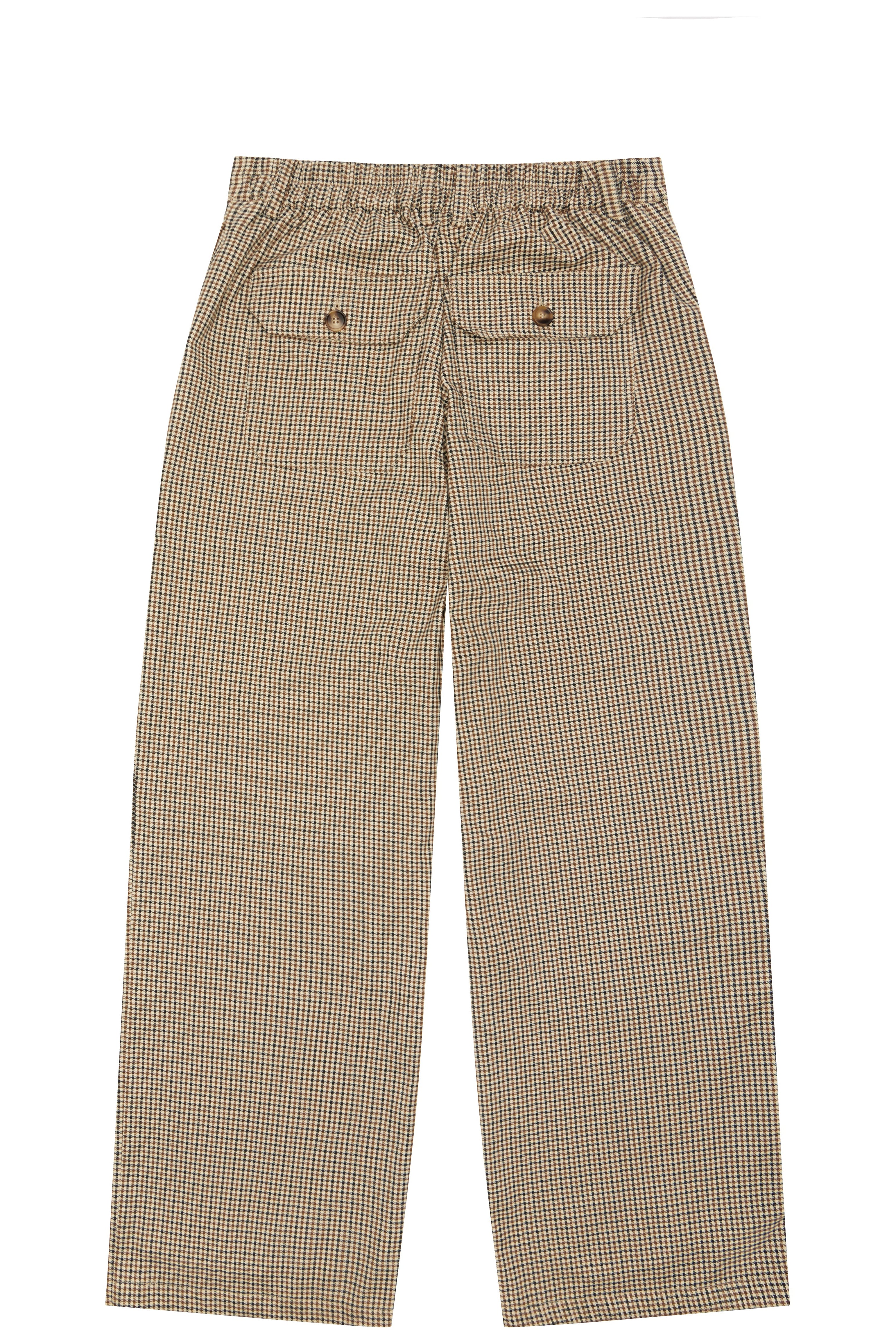 Houndstooth Pleated Pants