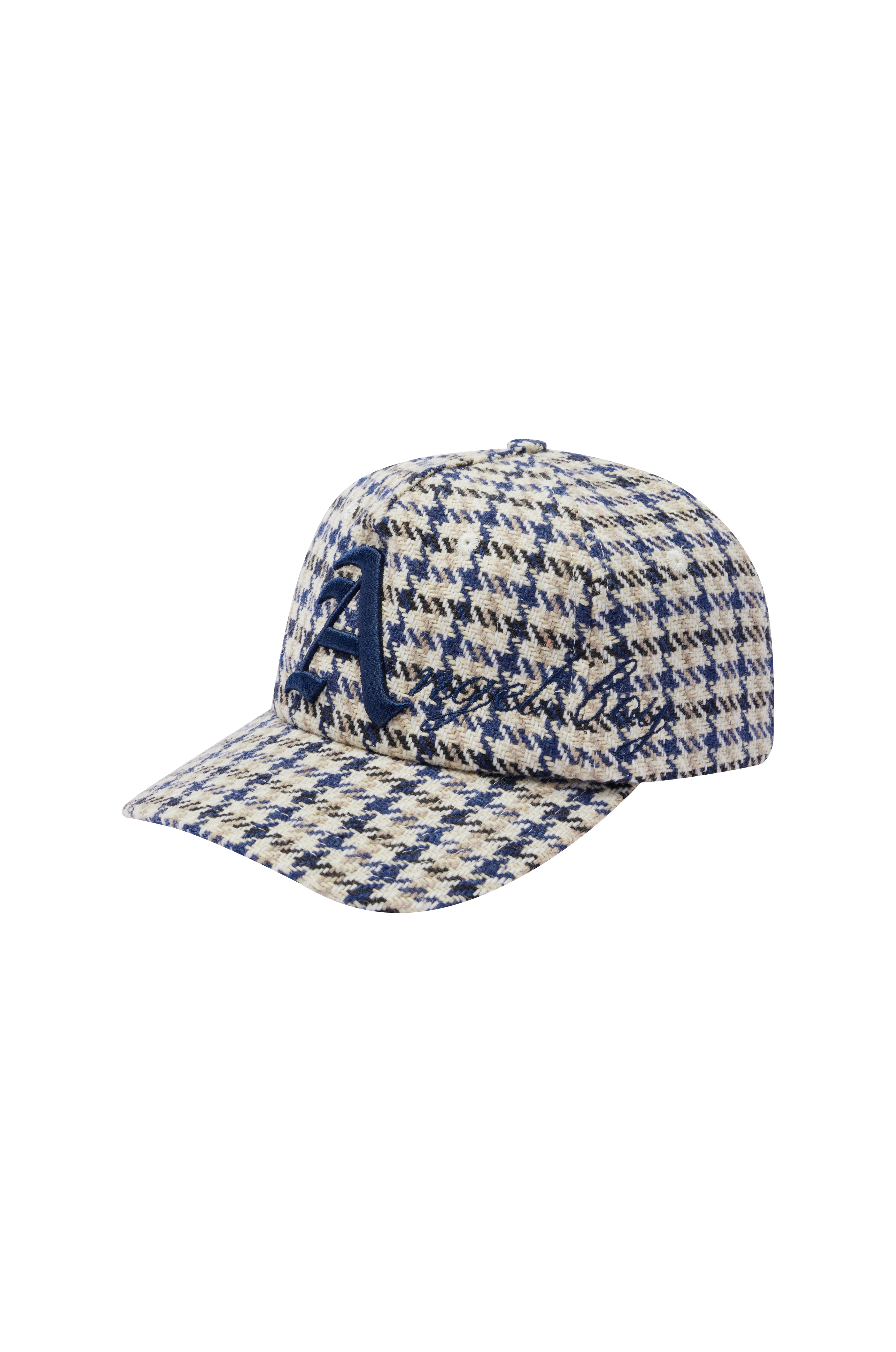 Houndstooth Script Hat