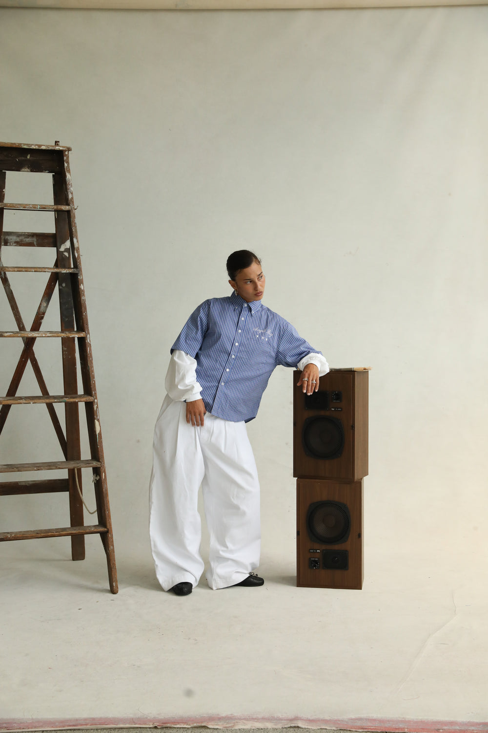 Angel Boy Blue Checkered Shirt