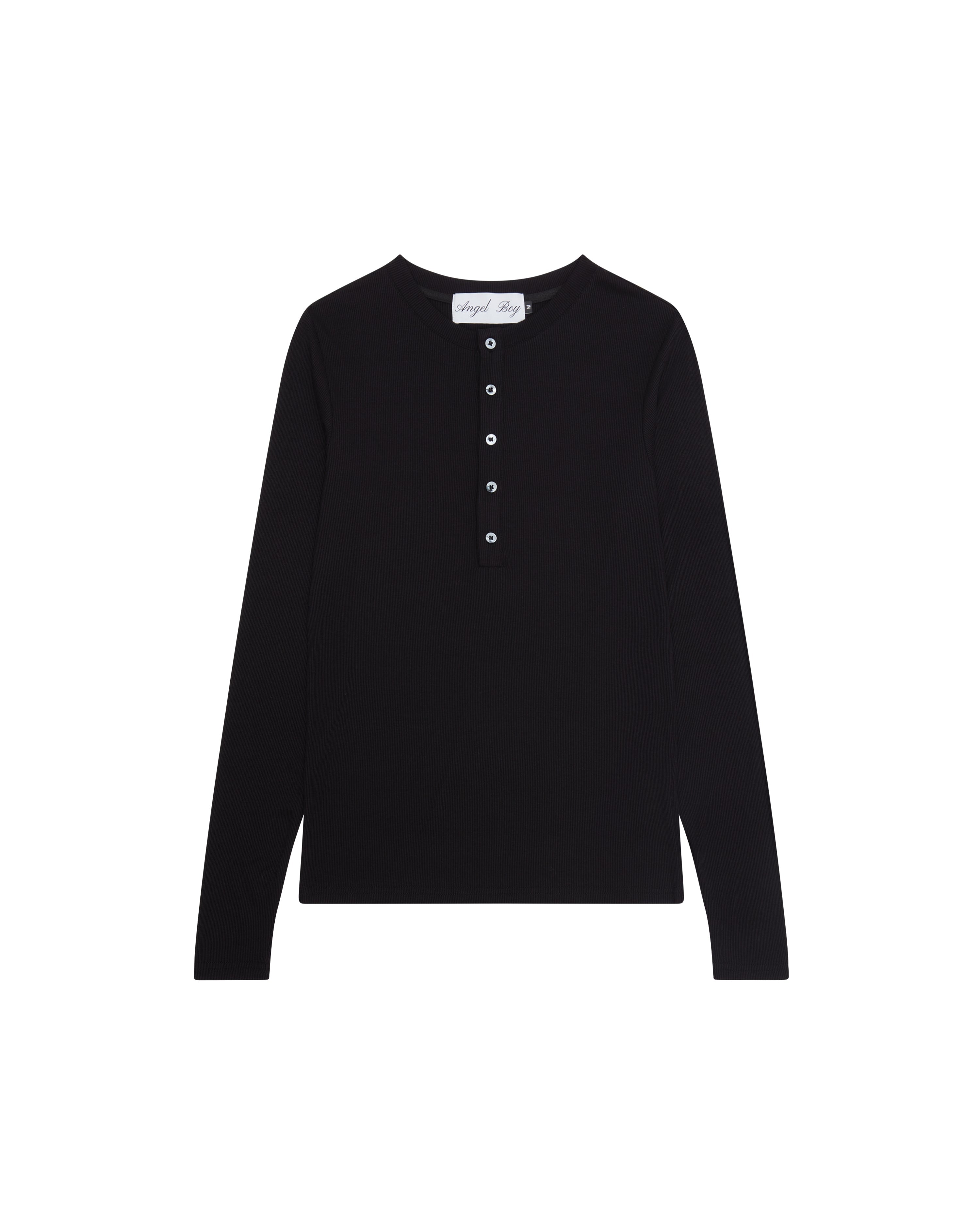 Black Henley Shirt