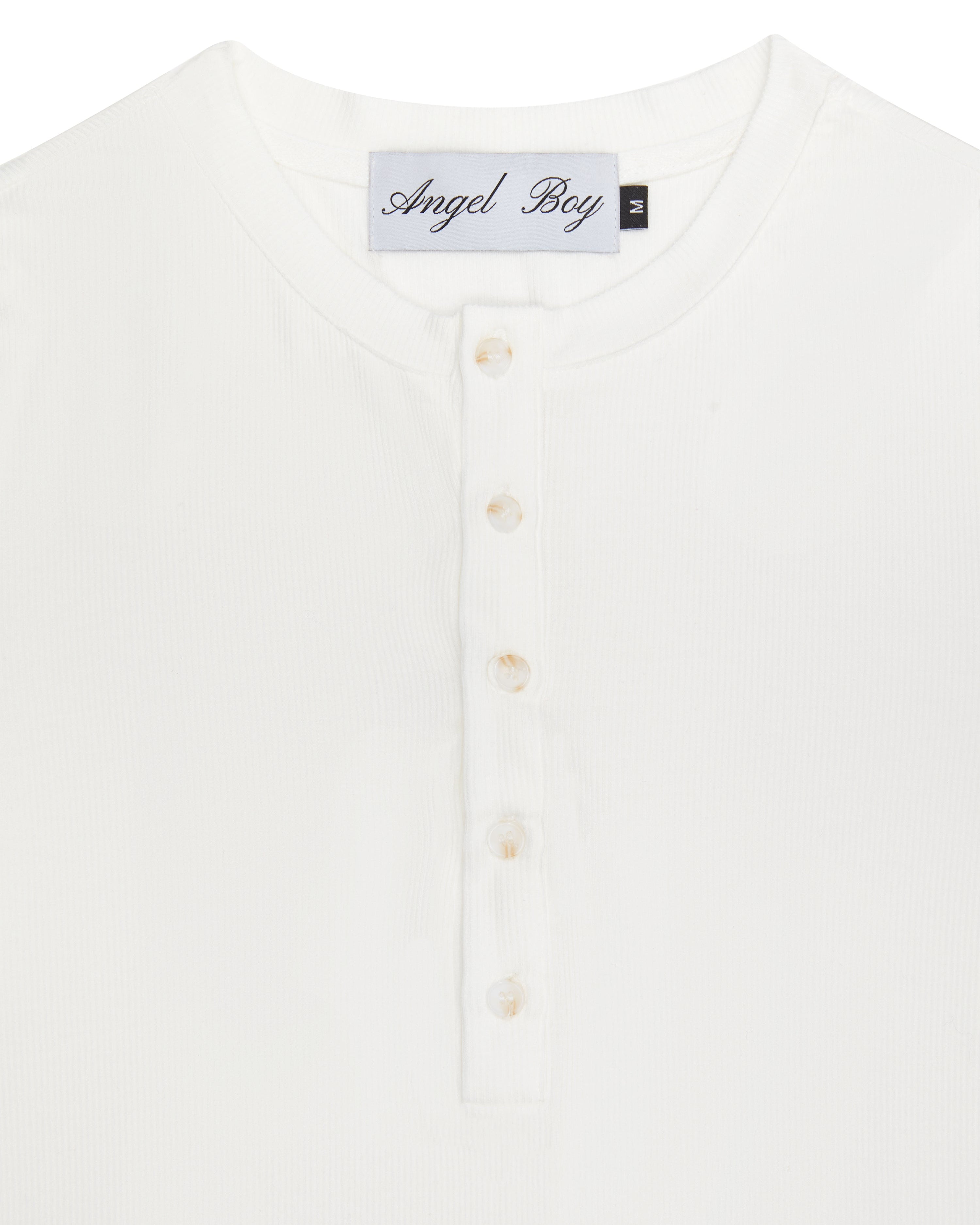 White Henley Shirt