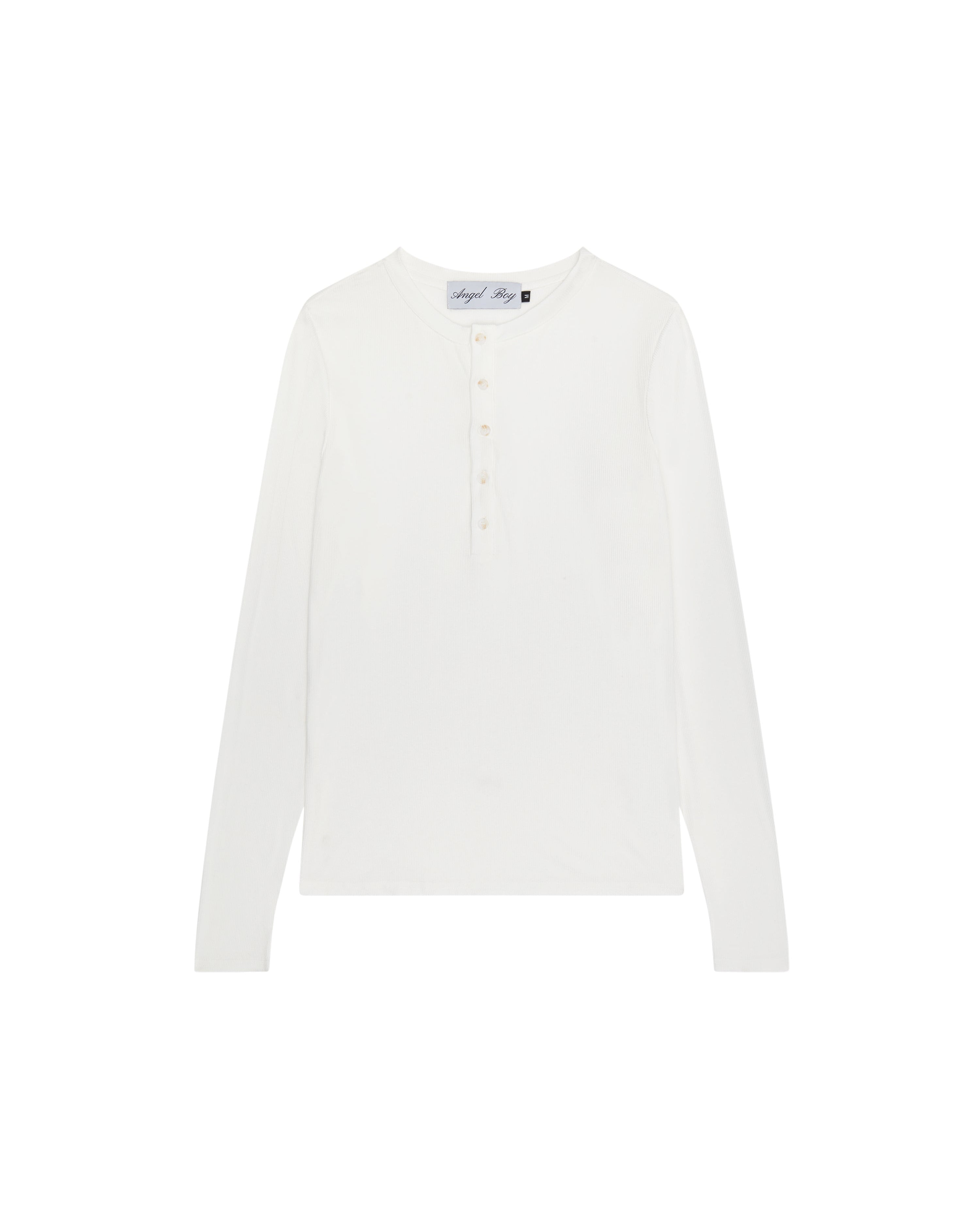 White Henley Shirt
