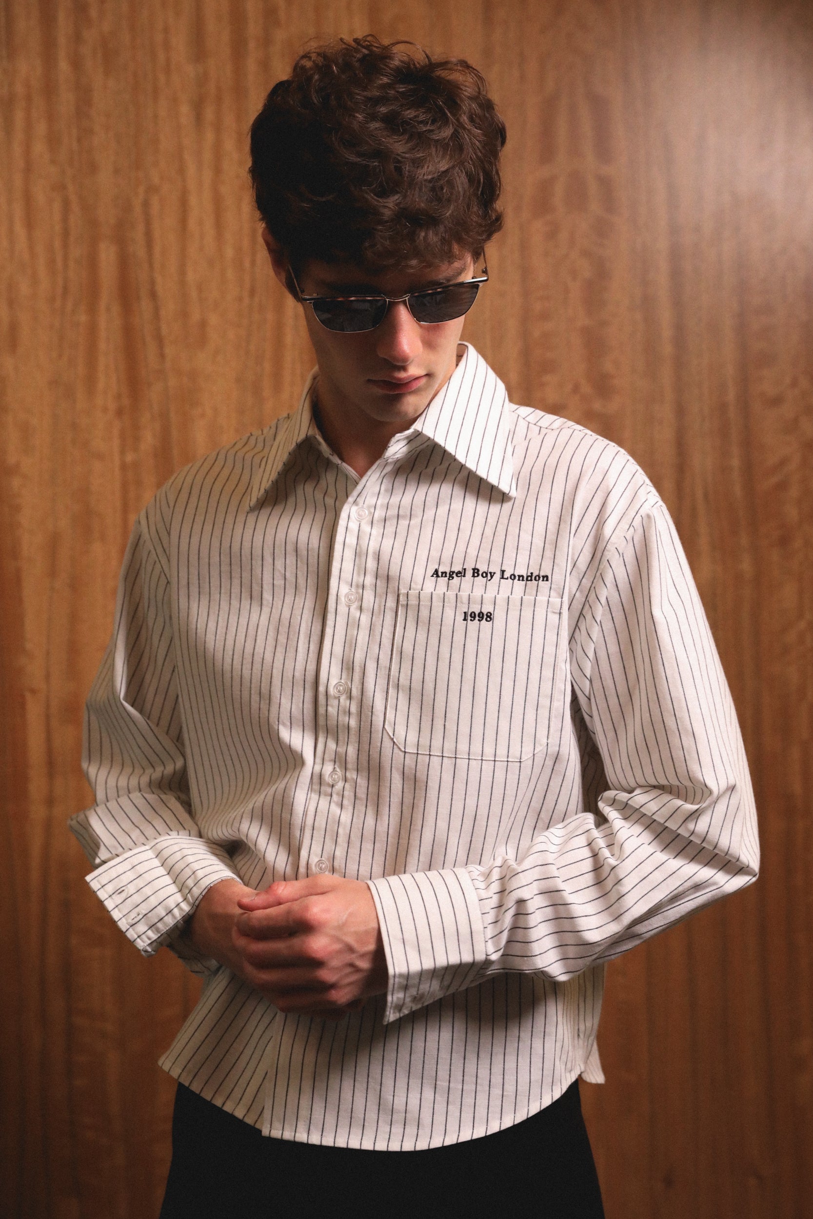ABC White Striped Shirt