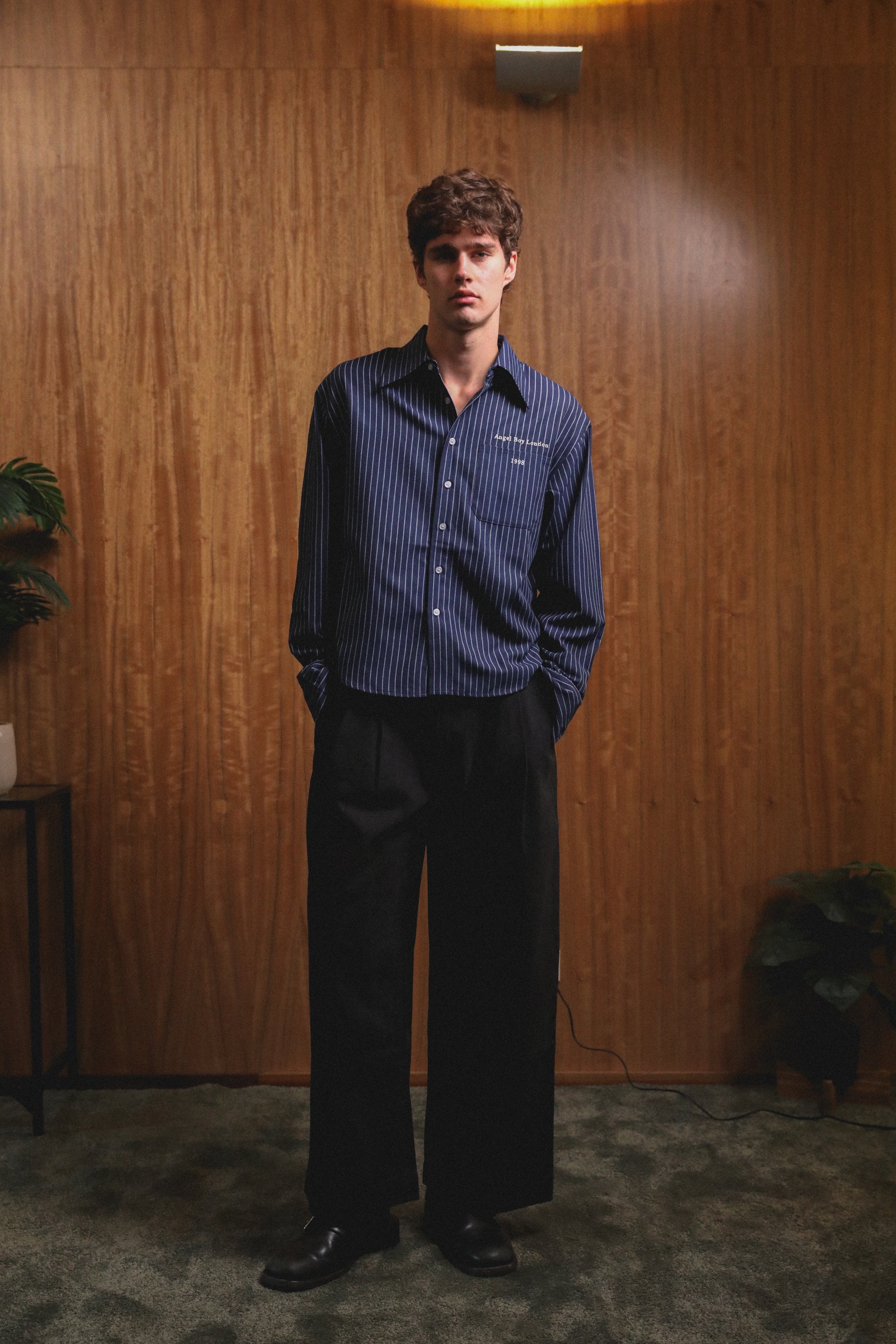 ABC Navy Striped Shirt