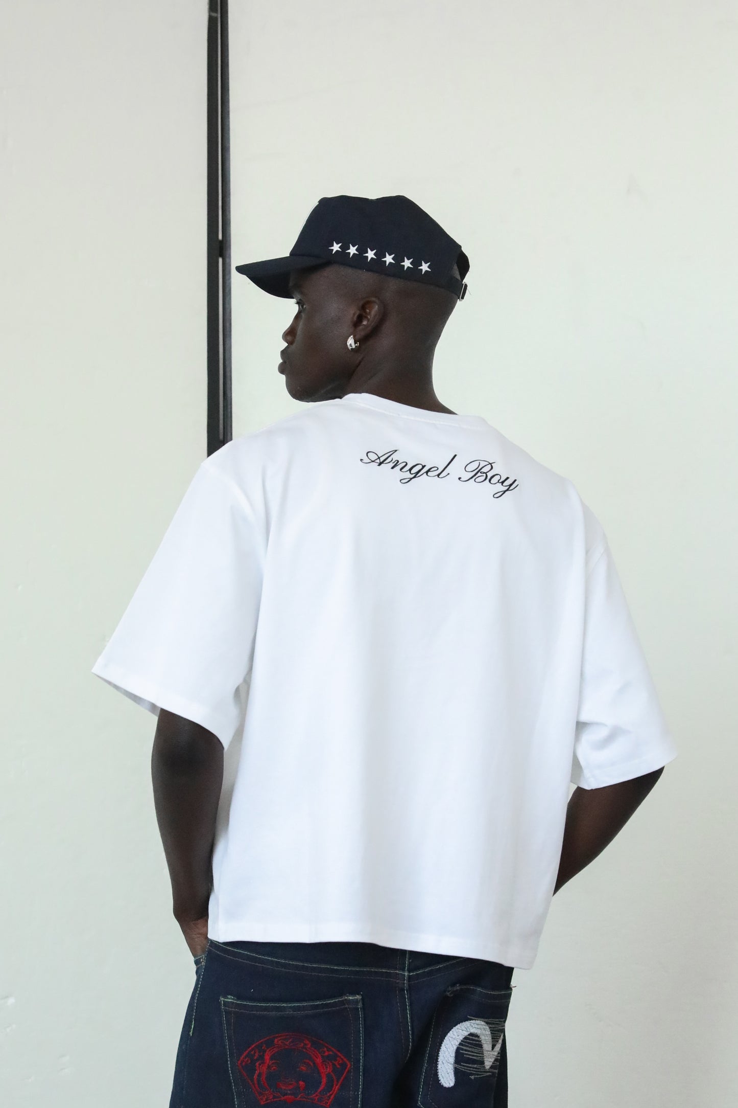 Signature White Box Tee - Black