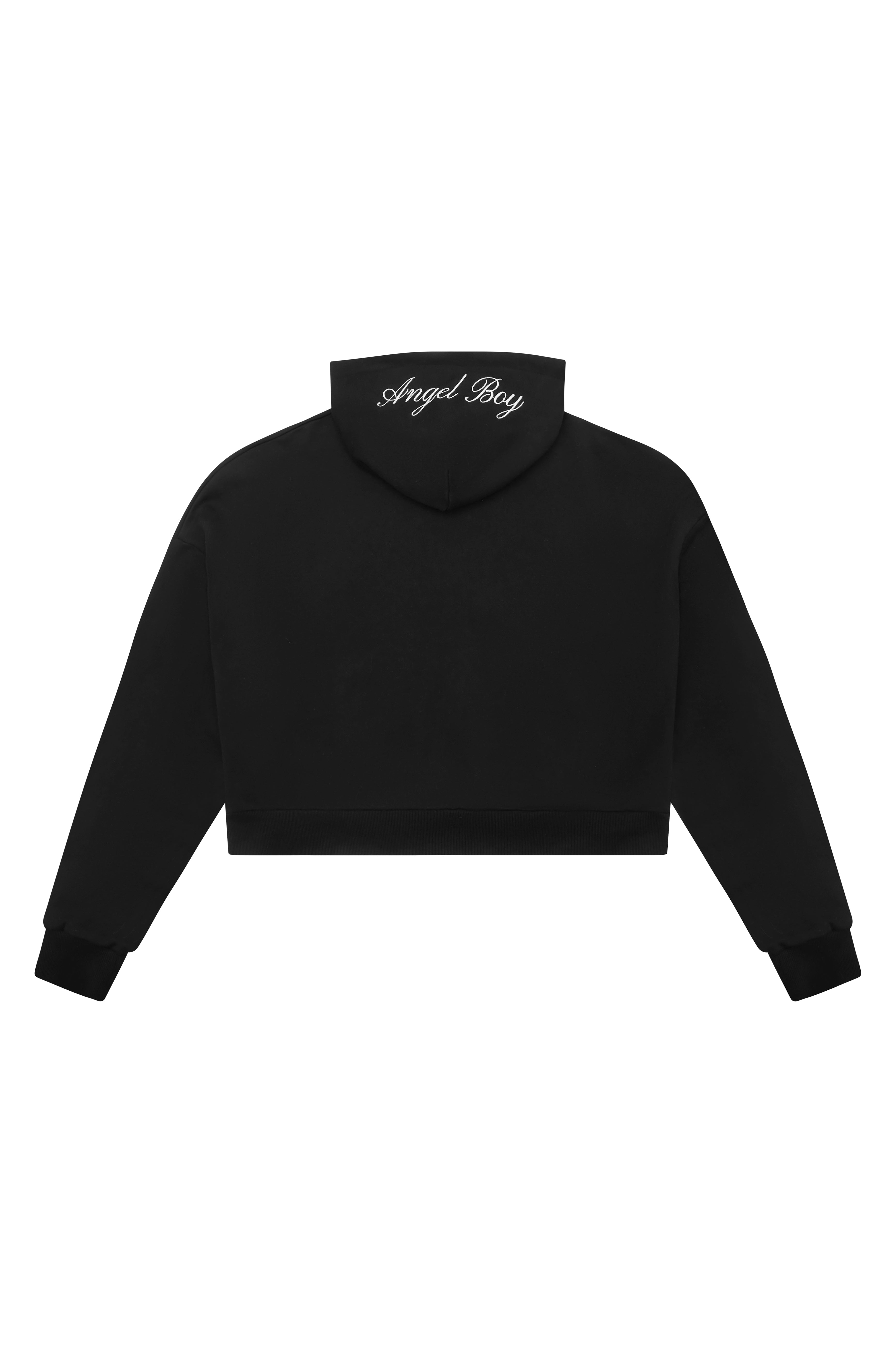 Angel Boy Script Black Hoodie