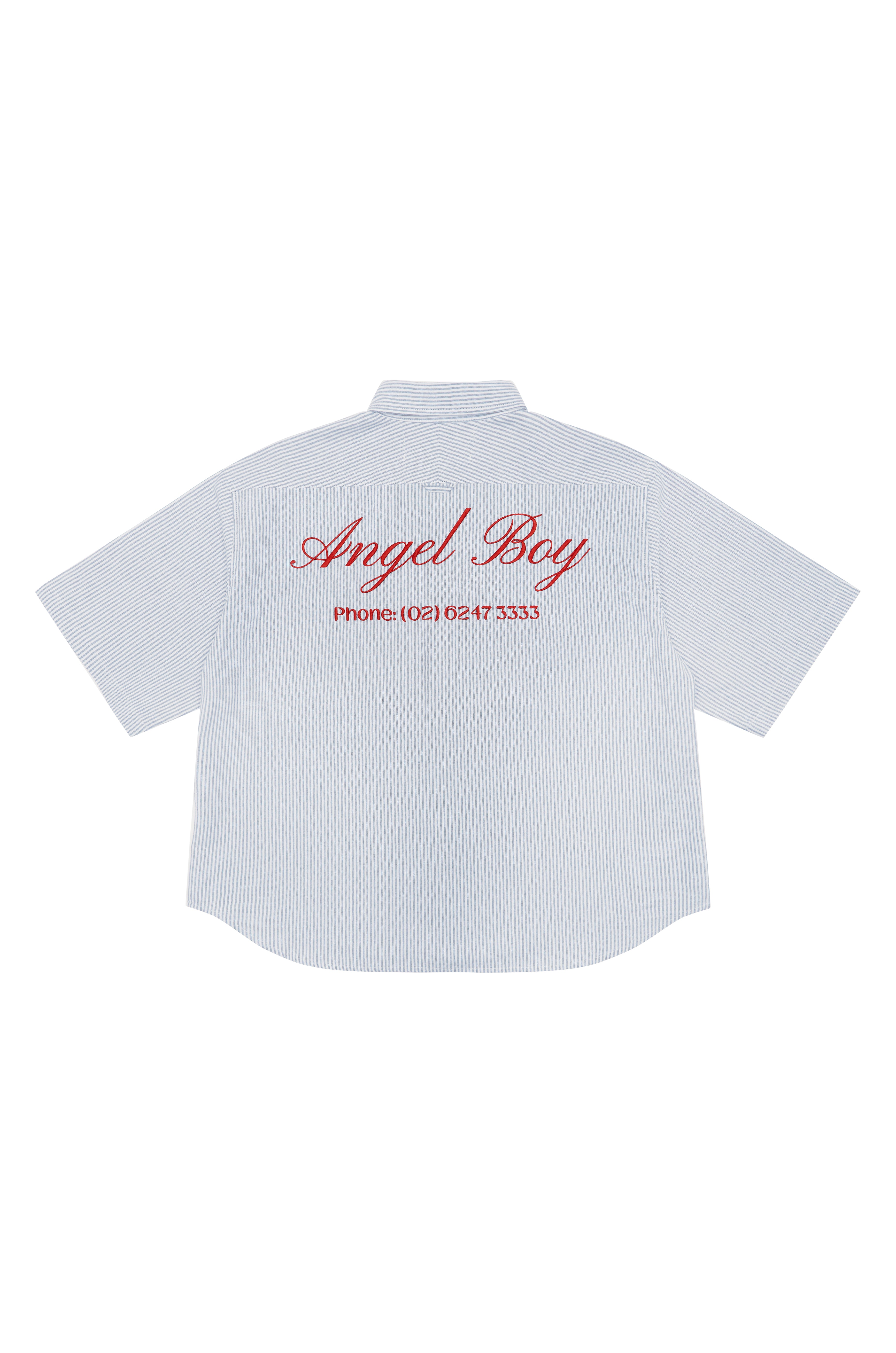 Angel Boy Blue Pinstripe Shirt