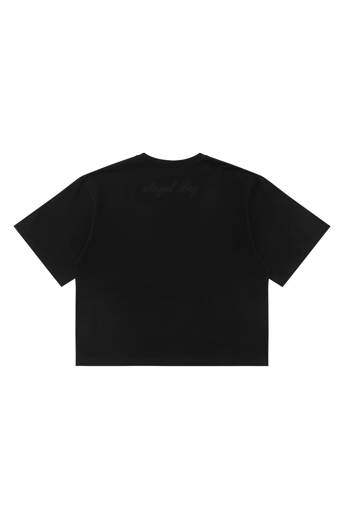 Signature Black Box Tee - Black Writing