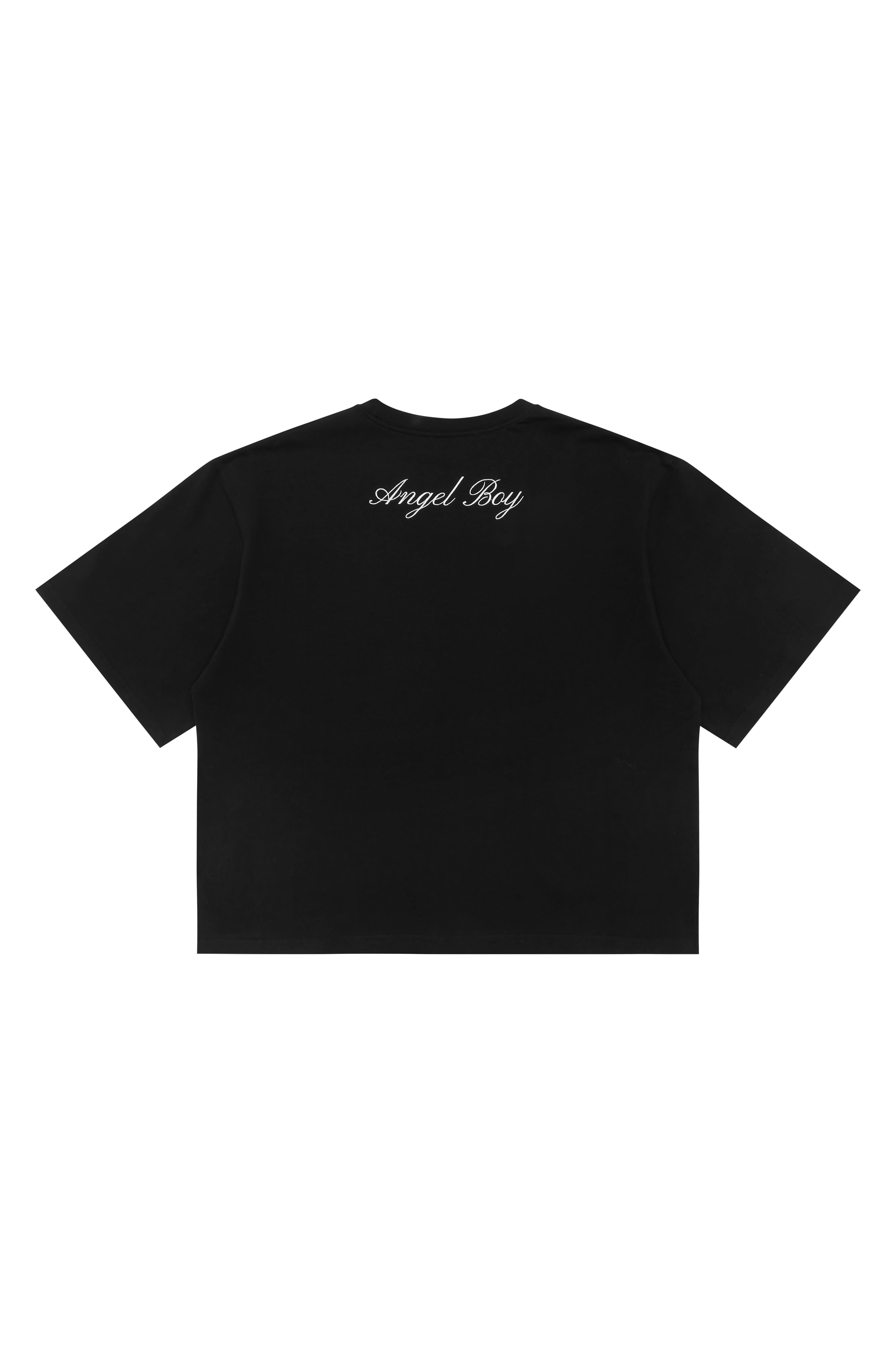 Signature Black Box Tee - White Writing