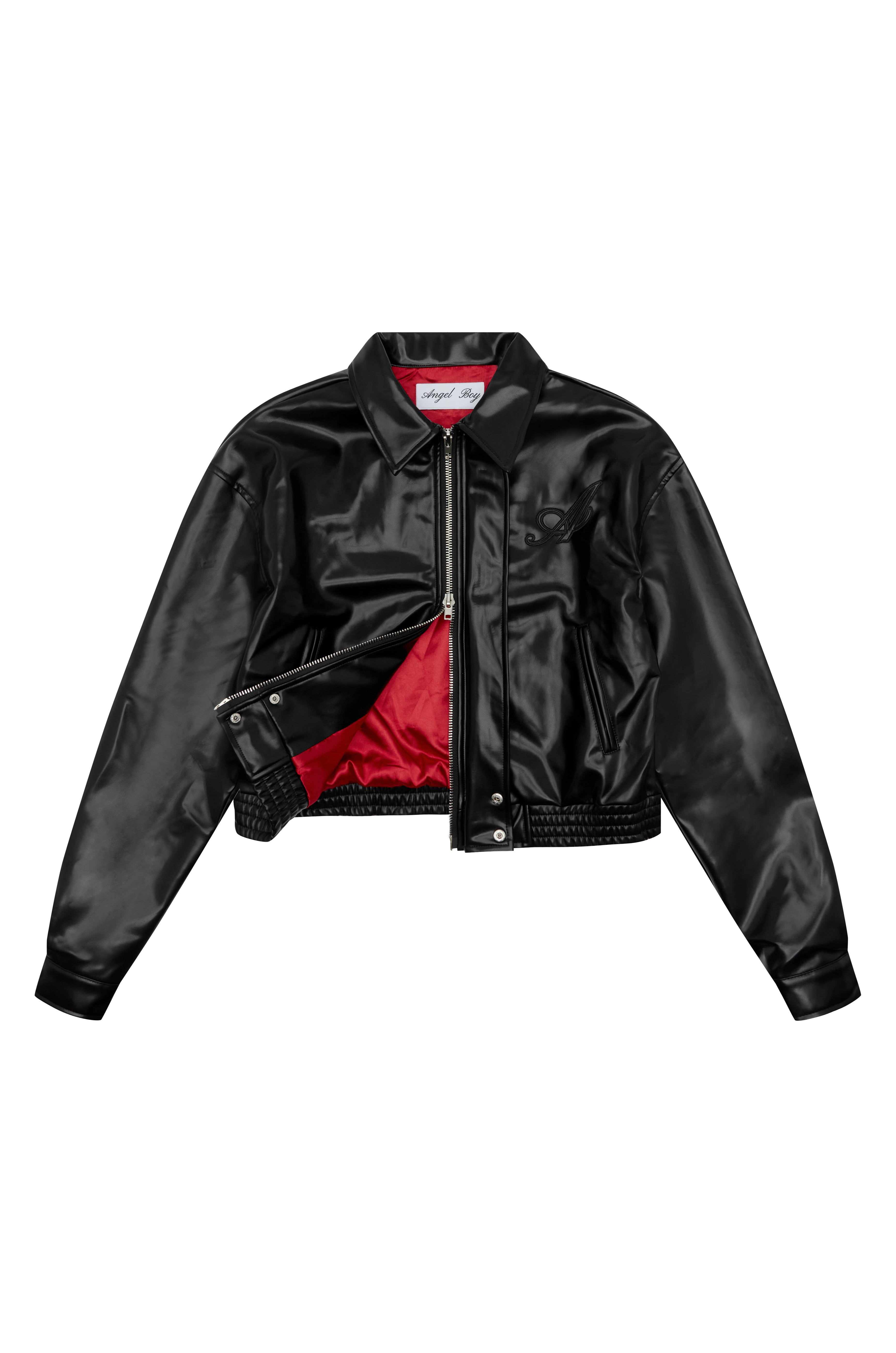 AB Faux Leather Jacket