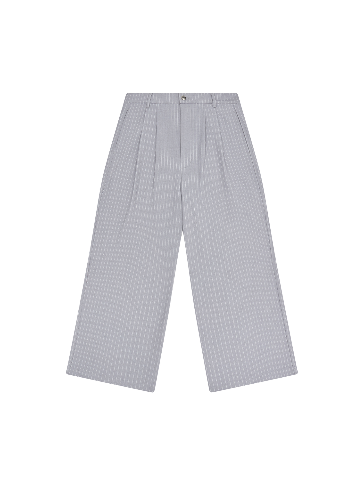 Grey Pinstripe Pants