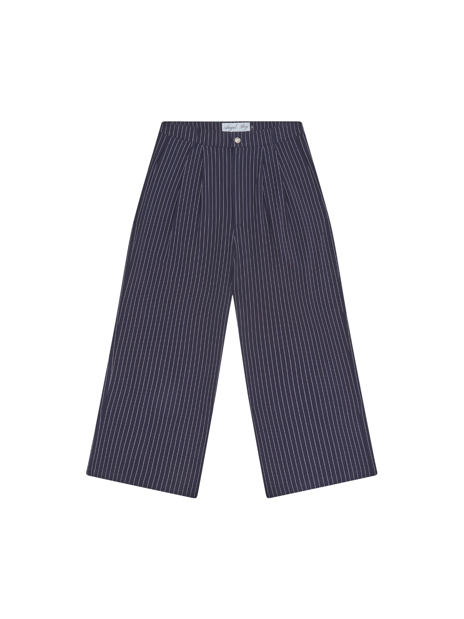 Navy Pinstripe Pants